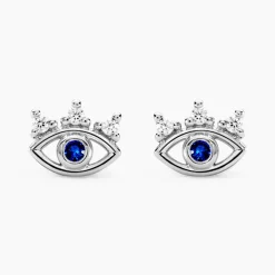 Boucles D'oreilles Puces Hina Argent Blanc Oxyde De Zirconium|Marc Orian Clearance