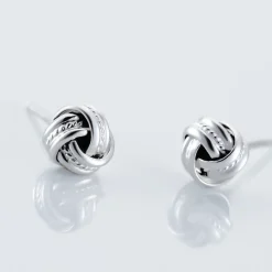 Boucles D'oreilles Puces Iloa Argent Blanc|Marc Orian Hot