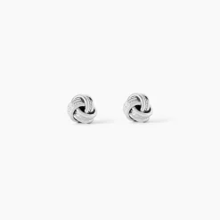 Boucles D'oreilles Puces Iloa Argent Blanc|Marc Orian Hot