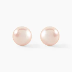 Boucles D'oreilles Puces Kesya Or Jaune Perle De Culture|Marc Orian Outlet