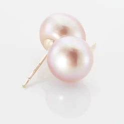 Boucles D'oreilles Puces Kesya Or Jaune Perle De Culture|Marc Orian Outlet
