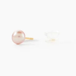 Boucles D'oreilles Puces Kesya Or Jaune Perle De Culture|Marc Orian