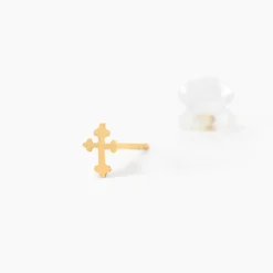 Boucles D'Oreilles Puces Lyndon Or Jaune|Marc Orian Sale