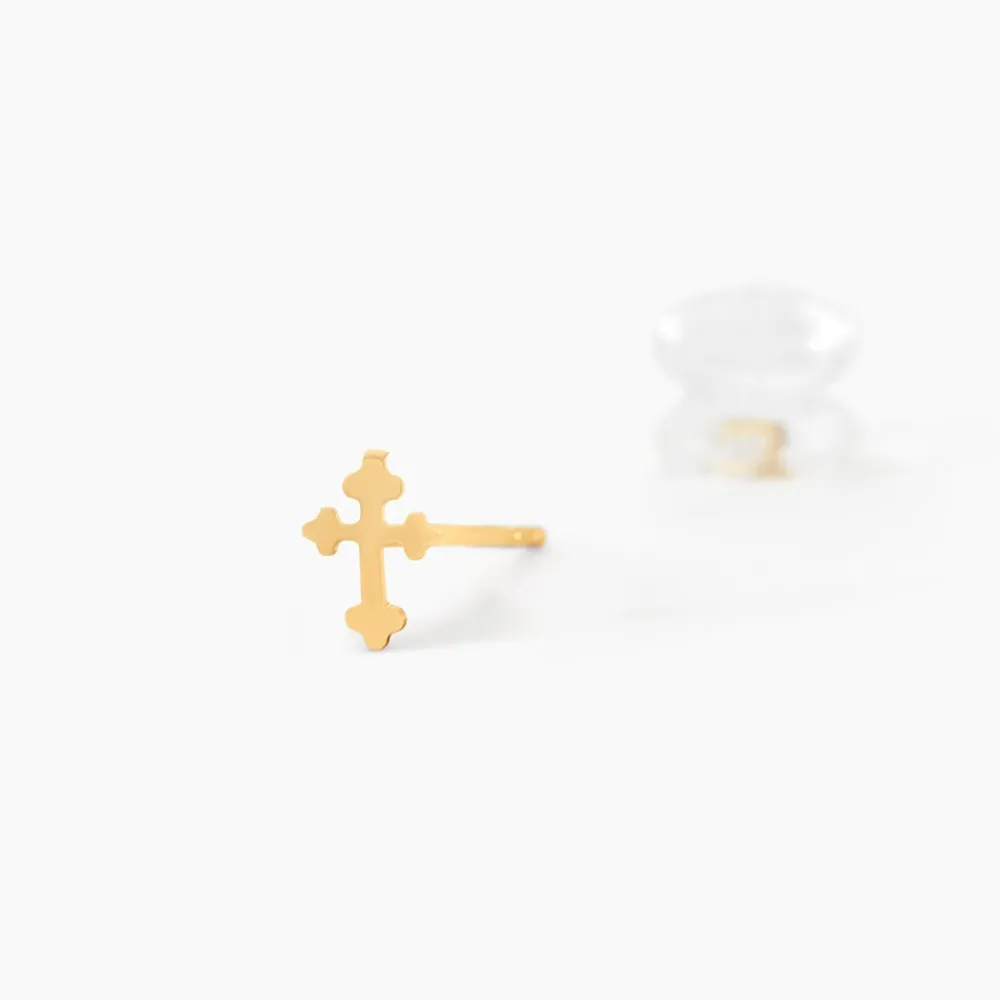 Boucles D'Oreilles Puces Lyndon Or Jaune|Marc Orian Sale