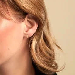 Boucles D'Oreilles Puces Lyndon Or Jaune|Marc Orian Sale