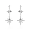 Boucles D'oreilles Puces Malhaut Argent Blanc|Marc Orian Online