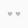 Boucles D'oreilles Puces Marta Or Jaune