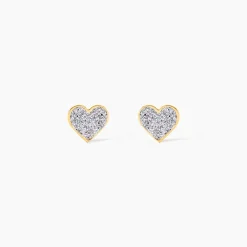 Boucles D'oreilles Puces Marta Or Jaune