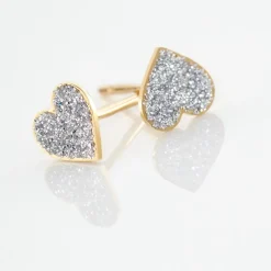 Boucles D'oreilles Puces Marta Or Jaune