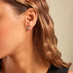 Boucles D'oreilles Puces Navette De Zirconium|Marc Orian Clearance