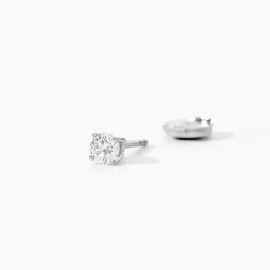 Boucles D'oreilles Puces One Or Jaune Diamants|Marc Orian Clearance