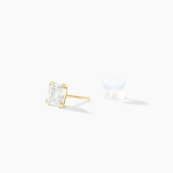 Boucles D'oreilles Puces Or Jaune Doreen Oxydes De Zirconium|Marc Orian Sale