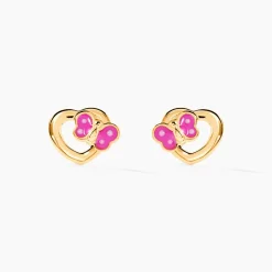 Boucles D'oreilles Puces Or Jaune Myrthale|Marc Orian Online