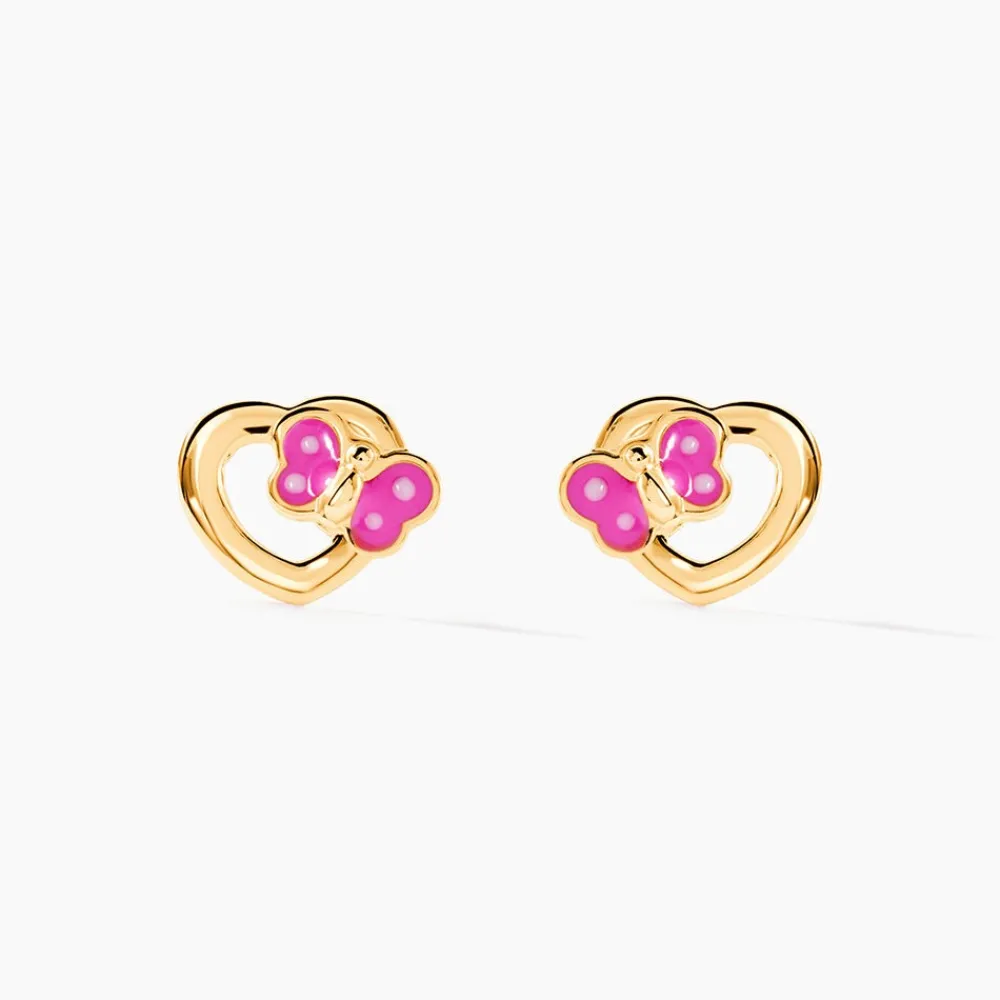 Boucles D'oreilles Puces Or Jaune Myrthale|Marc Orian Online