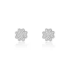 Boucles D'oreilles Puces Ottilie Argent Blanc Oxyde De Zirconium|Marc Orian Discount