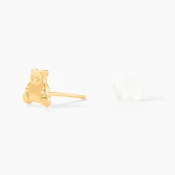 Boucles D'oreilles Puces Ours Or Or Jaune|Marc Orian Outlet