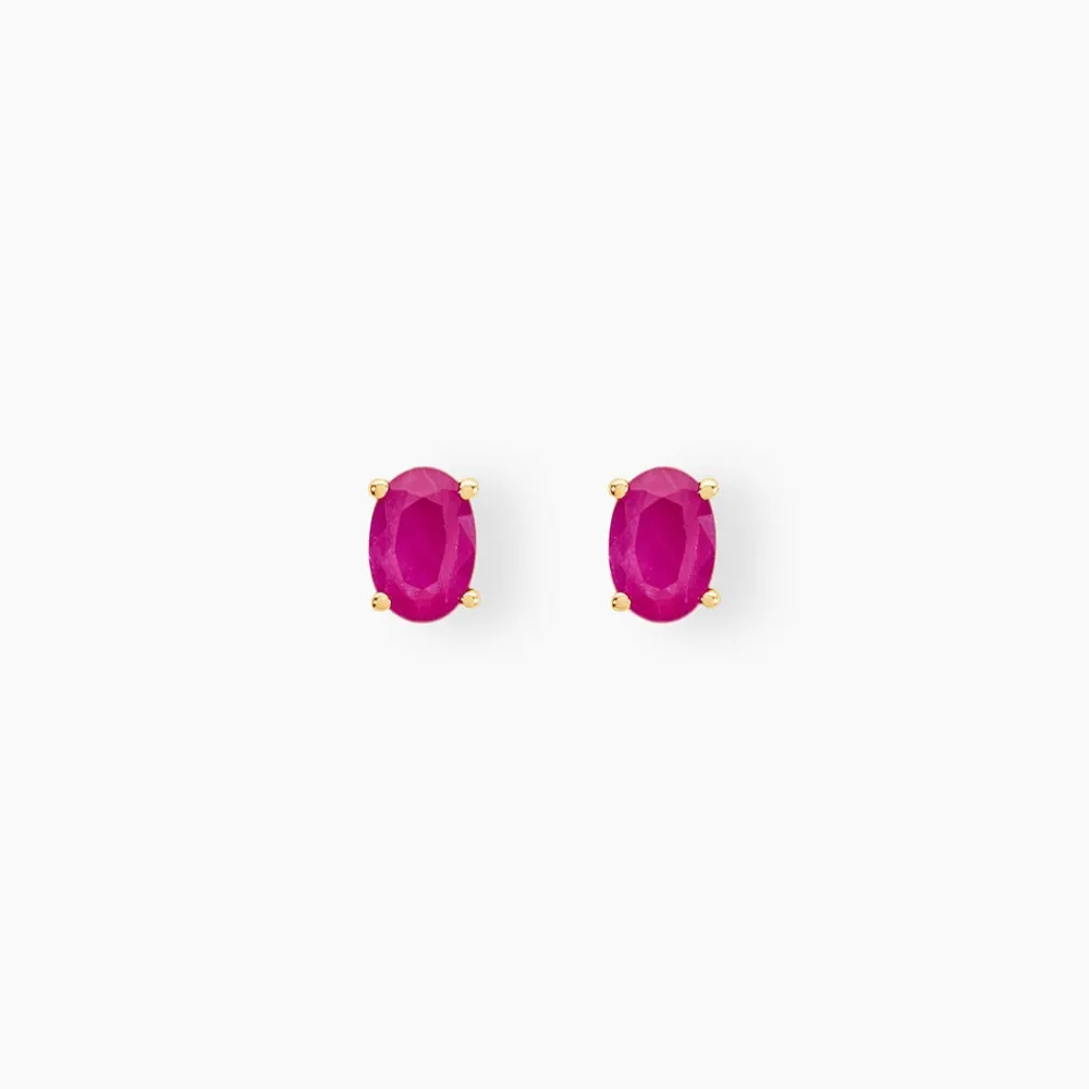 Boucles D'oreilles Puces Ovale|Marc Orian Clearance