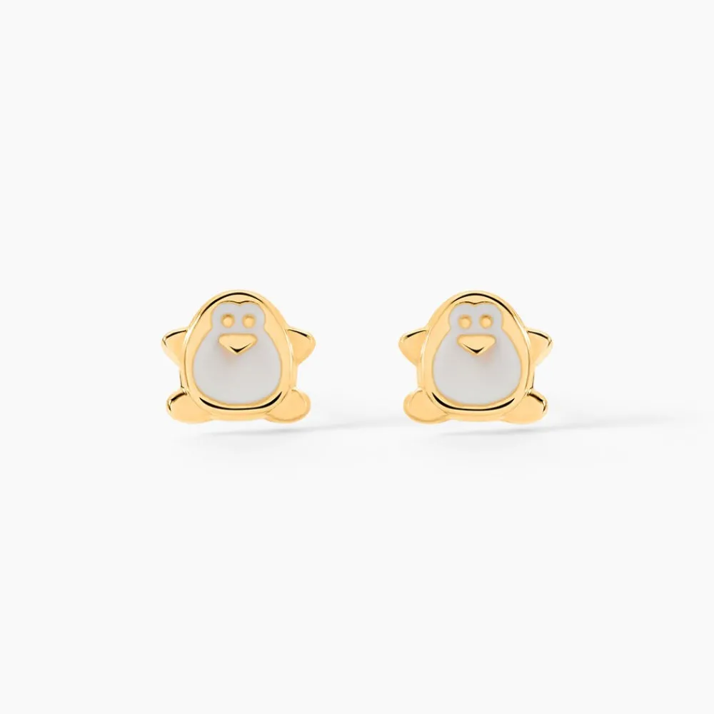 Boucles D'oreilles Puces Ping Or Jaune|Marc Orian Clearance