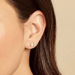 Boucles D'oreilles Puces Ping Or Jaune|Marc Orian Clearance