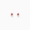 Boucles D'Oreilles Puces Poem Argent Jaune Tourmaline Oxyde De Zirconium|Marc Orian Hot