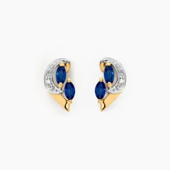 Boucles D'oreilles Puces Sakina Et Diamant Et Divers|Marc Orian Discount