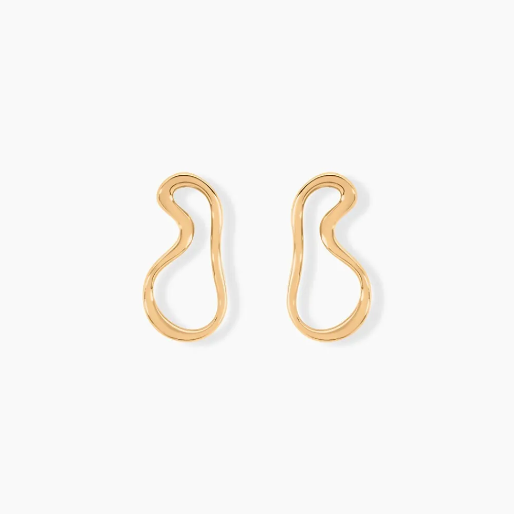 Boucles D'oreilles Puces Seyda Plaqué Or Jaune|Marc Orian Discount