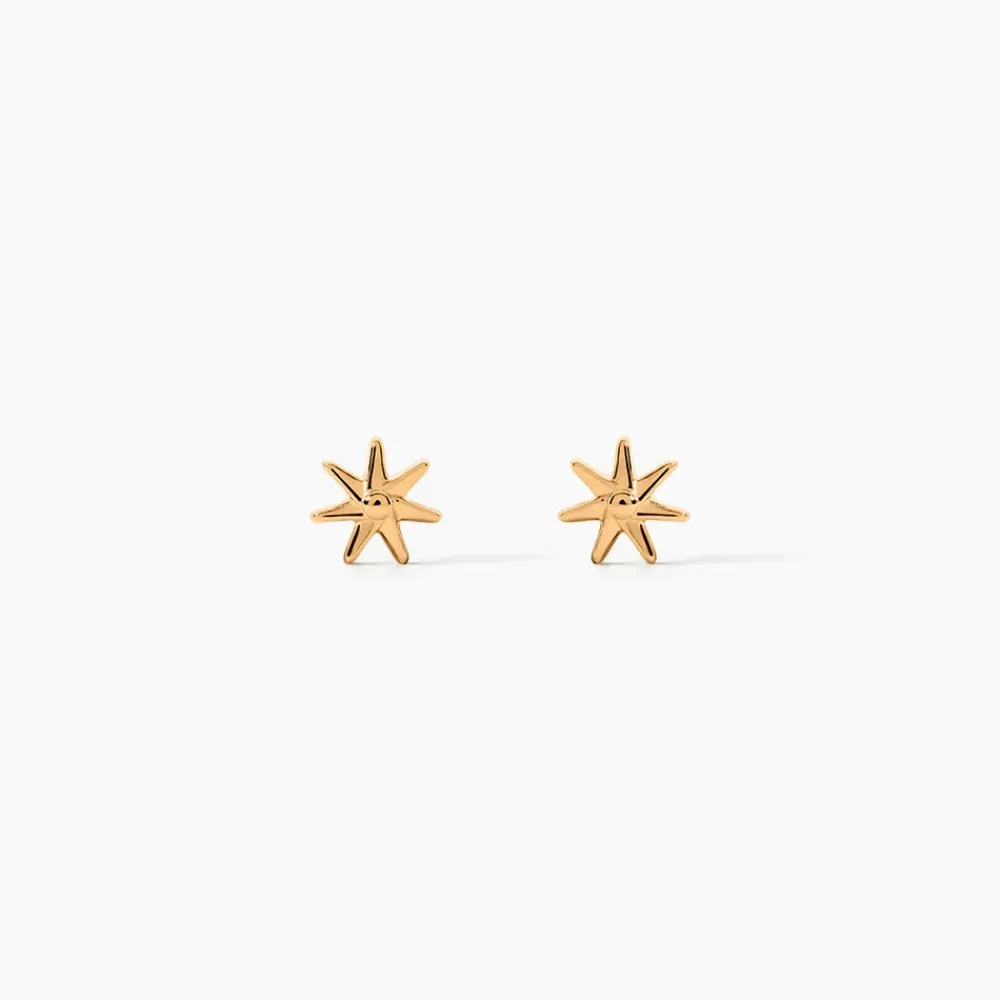 Boucles D'Oreilles Puces Shania Plaqué Or Jaune|Marc Orian Clearance