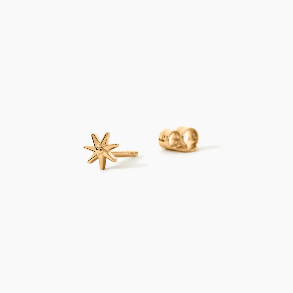 Boucles D'Oreilles Puces Shania Plaqué Or Jaune|Marc Orian Clearance