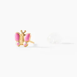 Boucles D'oreilles Puces Sienna Papillon Or Jaune|Marc Orian