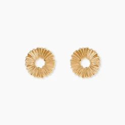 Boucles D'Oreilles Puces Soraia Plaqué Or Jaune|Marc Orian Best