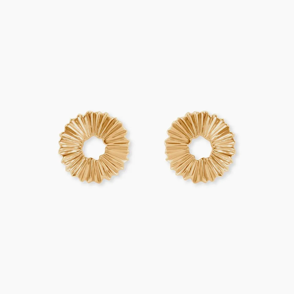 Boucles D'Oreilles Puces Soraia Plaqué Or Jaune|Marc Orian Best