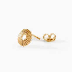 Boucles D'Oreilles Puces Soraia Plaqué Or Jaune|Marc Orian Best