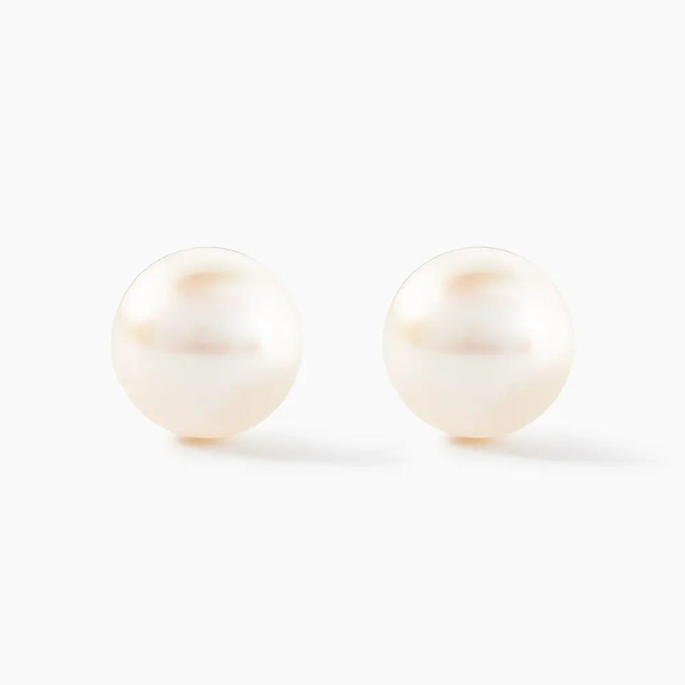 Boucles D'oreilles Puces Suki Or Jaune Perle De Culture|Marc Orian Sale