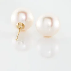 Boucles D'oreilles Puces Suki Or Jaune Perle De Culture|Marc Orian Sale