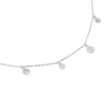 Boucles D'oreilles Puces Vao Argent Blanc