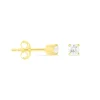 Boucles D'oreilles Puces Victoria Or Jaune Diamant|Marc Orian Sale