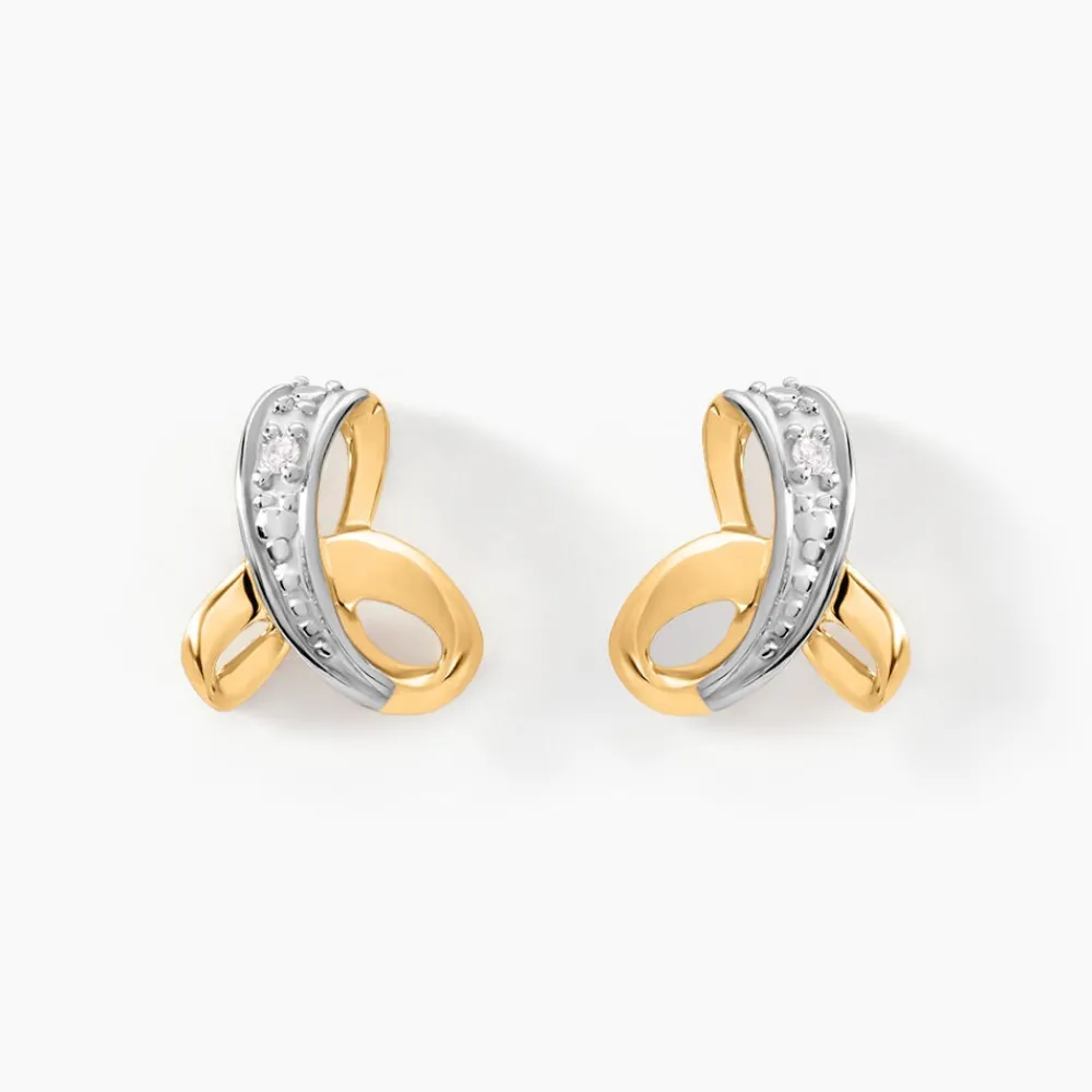 Boucles D'oreilles Puces Volute|Marc Orian New