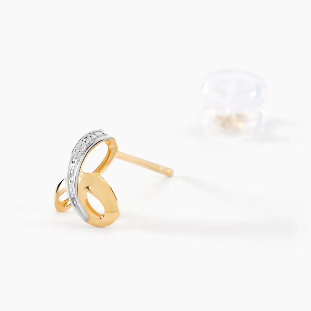 Boucles D'oreilles Puces Volute|Marc Orian New