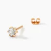 Boucles D'oreilles Puces Yléna Plaqué Or Jaune Oxyde De Zirconium|Marc Orian Outlet