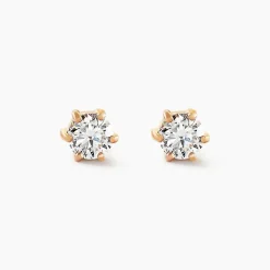 Boucles D'oreilles Puces Yléna Plaqué Or Jaune Oxyde De Zirconium|Marc Orian Outlet