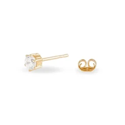 Boucles D'oreilles Puces Yléna Plaqué Or Jaune Oxyde De Zirconium|Marc Orian Outlet