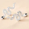 Boucles D'oreilles Puces Yoshie Argent Blanc