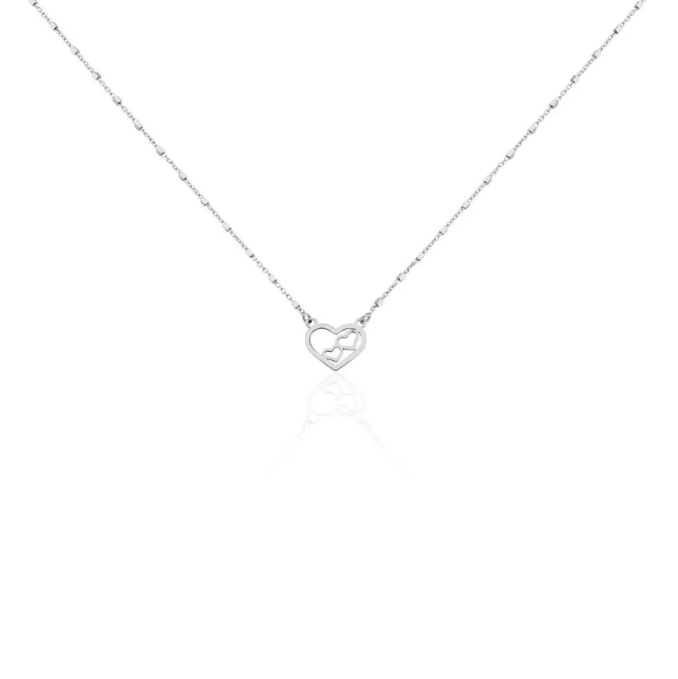 Boucles D'oreilles Puces Zale Argent Blanc