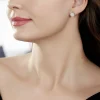 Boucles D'oreilles Puces Zoelle Argent Blanc Nacre|Marc Orian Discount
