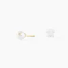 Boucles D'oreilles Suki Or Jaune Perle De Culture