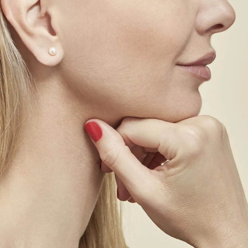 Boucles D'oreilles Suki Or Jaune Perle De Culture