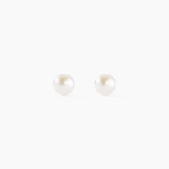 Boucles D'oreilles Suki Or Jaune Perle De Culture