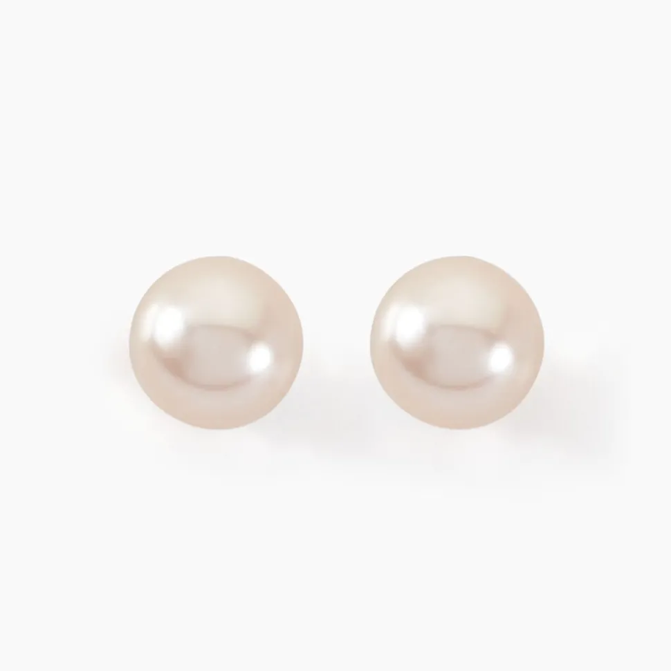 Boucles D'oreilles Suki Or Jaune Perle De Culture