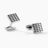 Boutons De Manchettes Athos Acier Argenté|JOURDAN Discount