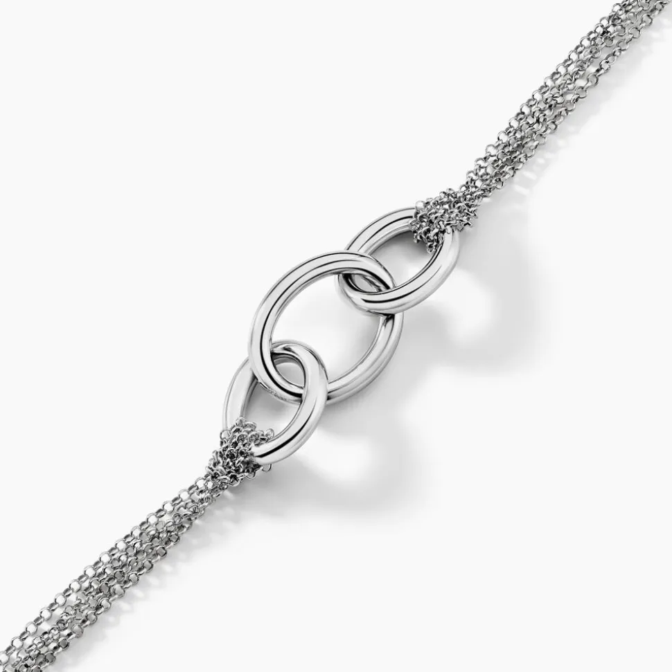 Bracelet Abassia Argent Blanc